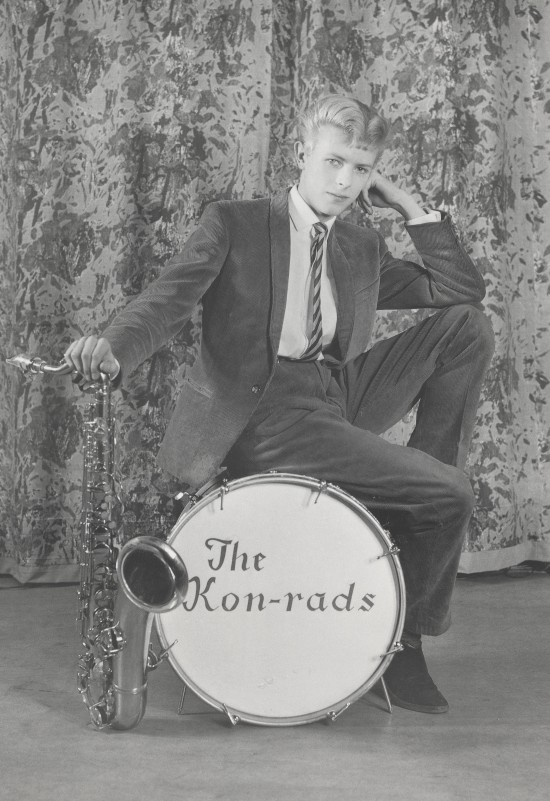 Early days - David Bowie in1963 with the band Kon-rads