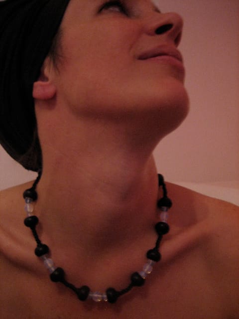 Crystal and Beads Unite in a Mona Moore Design