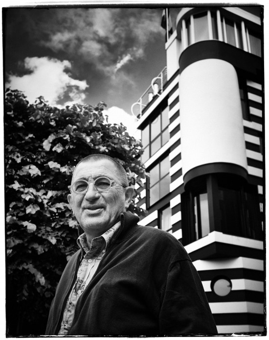 Theo Founder Wim Somers in Front of Huis Van Roosmalen Antwerp