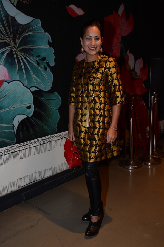 Caroline Abram - Eyestylist Caroline Abram at Createurs d'Opta 40th Anniversary celebration
