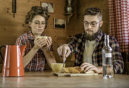 HOF campaign photo - Eyestylist Kettenanlegeplatz by Coblens (left) Edward by Orgreen Optics