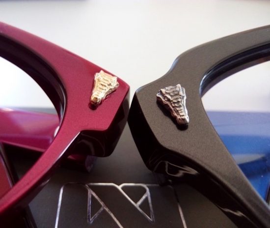 New additions to Kirk & Kirk's animal kingdom: Alligator handcrafted pin on Vivarium frames