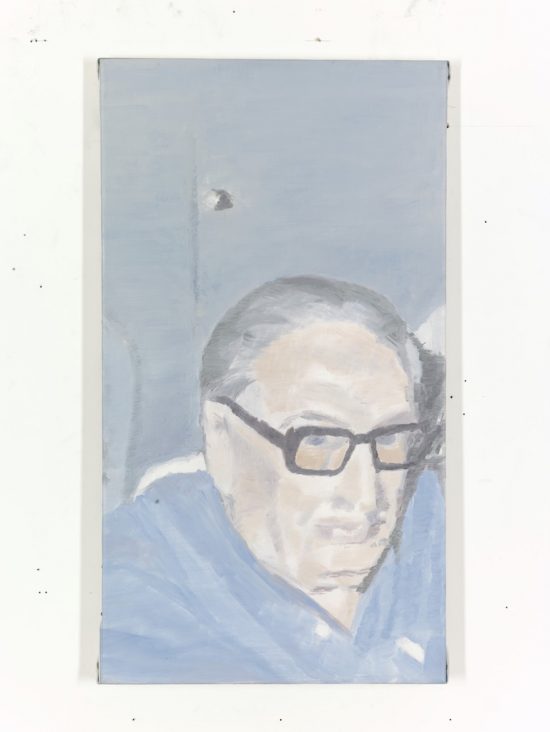 Portrait Old Man by Luc Tuymans, 2000; Private Collection Antwerp