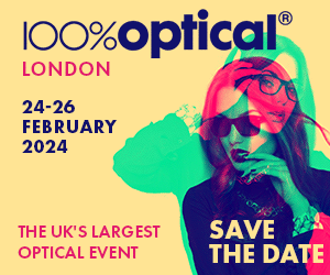 100% Optical London 24th to 26th February 2024