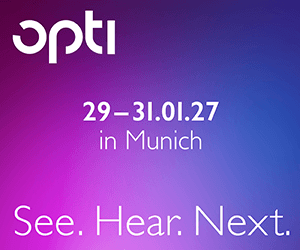 OPTI 29 - 31 Jan 2027 in Munich.