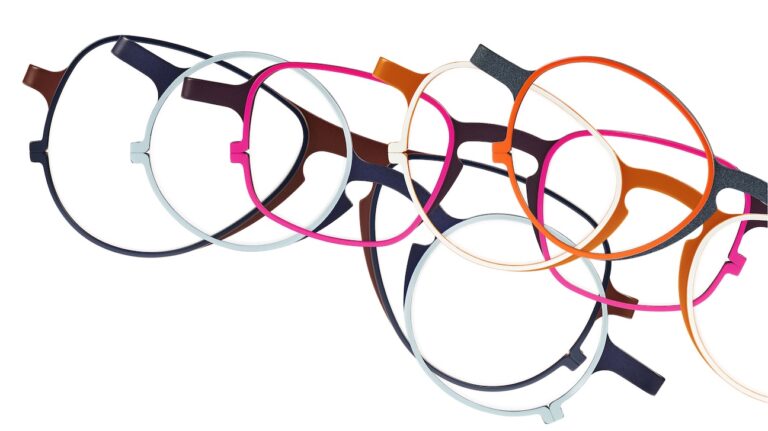 © 2026 Alain Six for ID6o10 | Eyestylist Colorful Assortment of Round and Oval Eyeglass Frames Overlapping, with Theo Eyewear Logo Below. | Eyestylist 17th August 2026